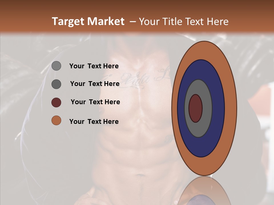 Power Bodybuilder Man PowerPoint Template