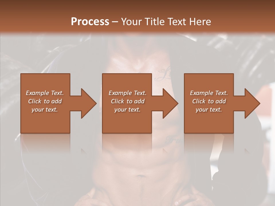 Power Bodybuilder Man PowerPoint Template