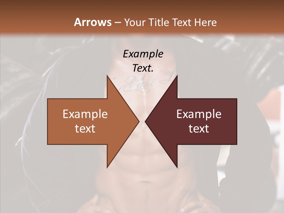 Power Bodybuilder Man PowerPoint Template