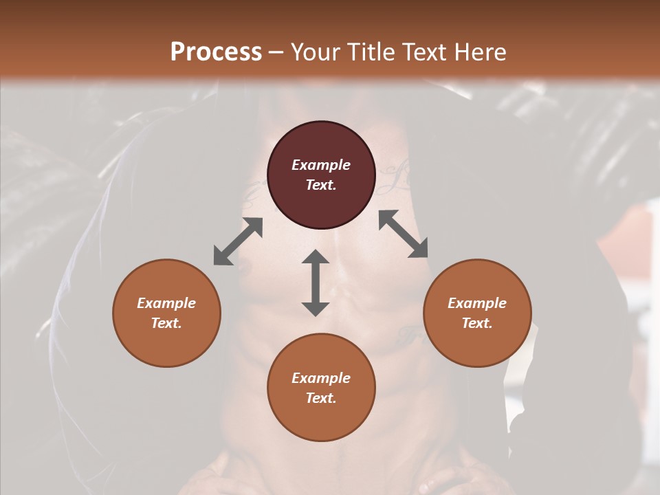 Power Bodybuilder Man PowerPoint Template