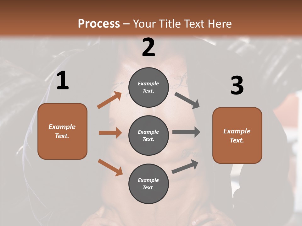 Power Bodybuilder Man PowerPoint Template