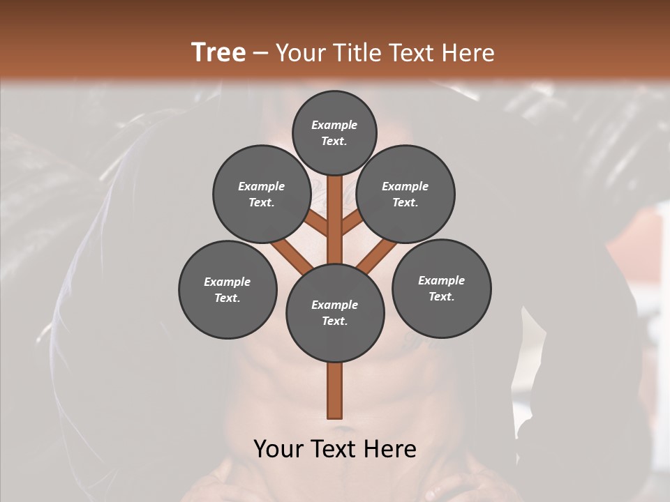 Power Bodybuilder Man PowerPoint Template