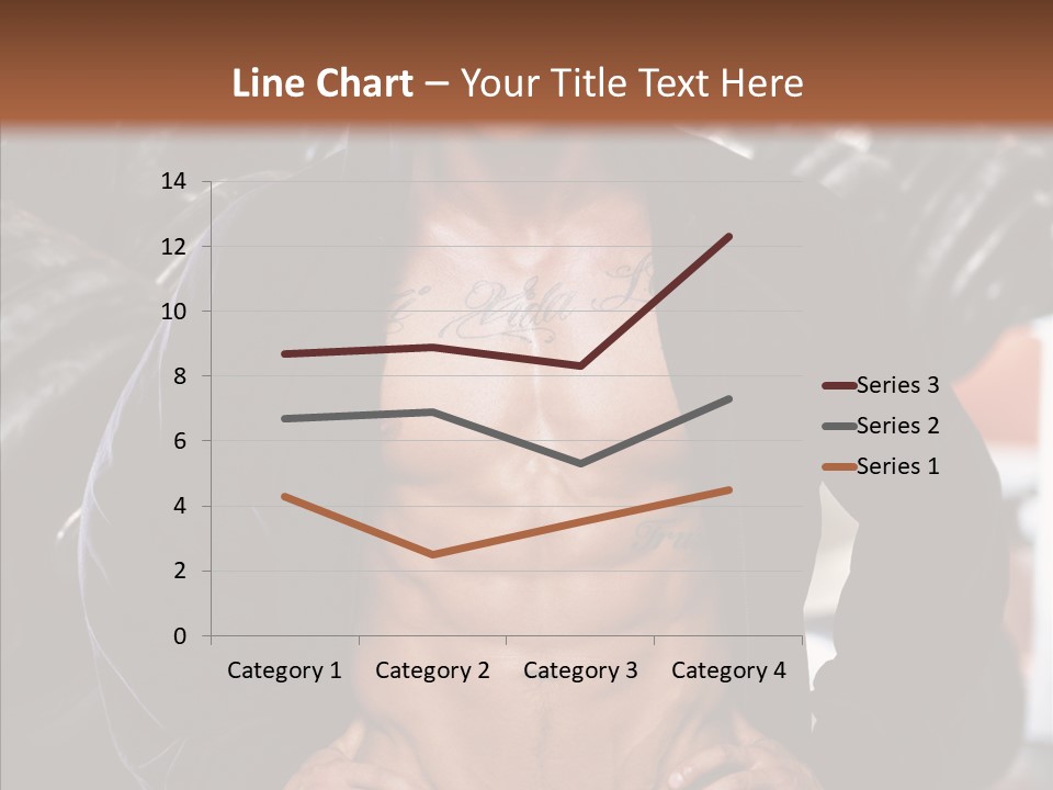 Power Bodybuilder Man PowerPoint Template