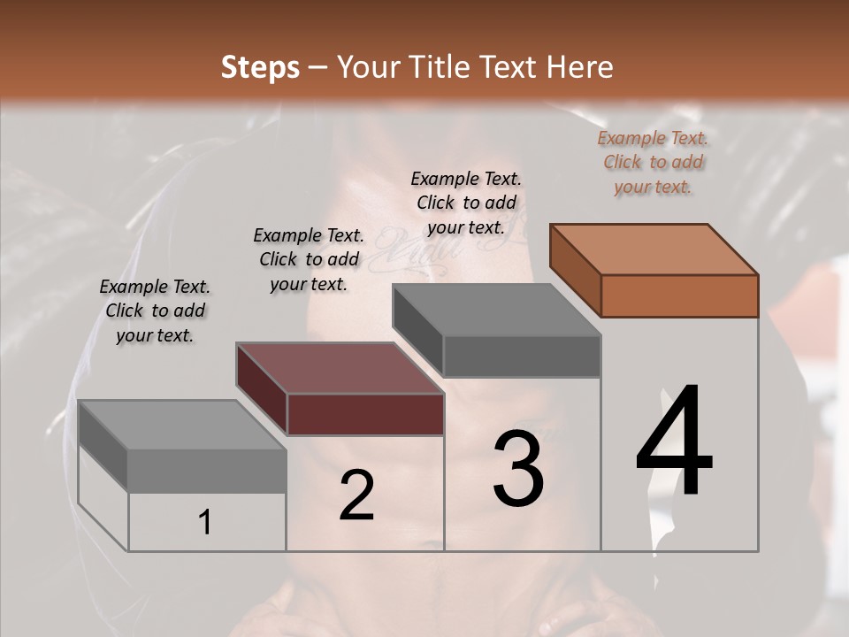 Power Bodybuilder Man PowerPoint Template