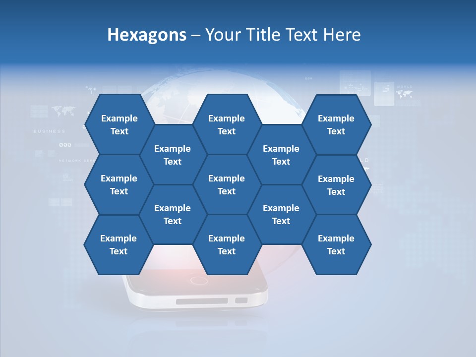 Laptop Smartphone Cloud PowerPoint Template