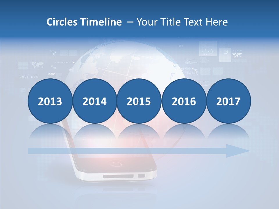 Laptop Smartphone Cloud PowerPoint Template