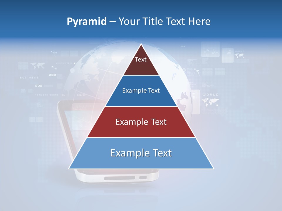 Laptop Smartphone Cloud PowerPoint Template