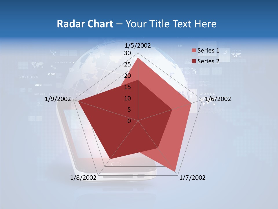 Laptop Smartphone Cloud PowerPoint Template