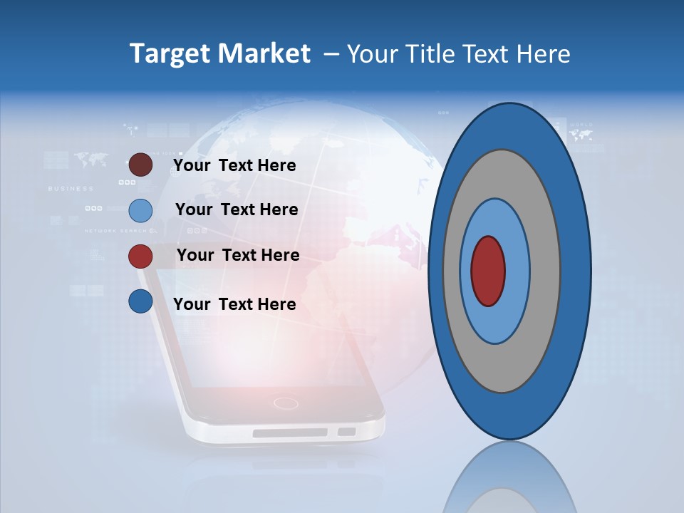 Laptop Smartphone Cloud PowerPoint Template