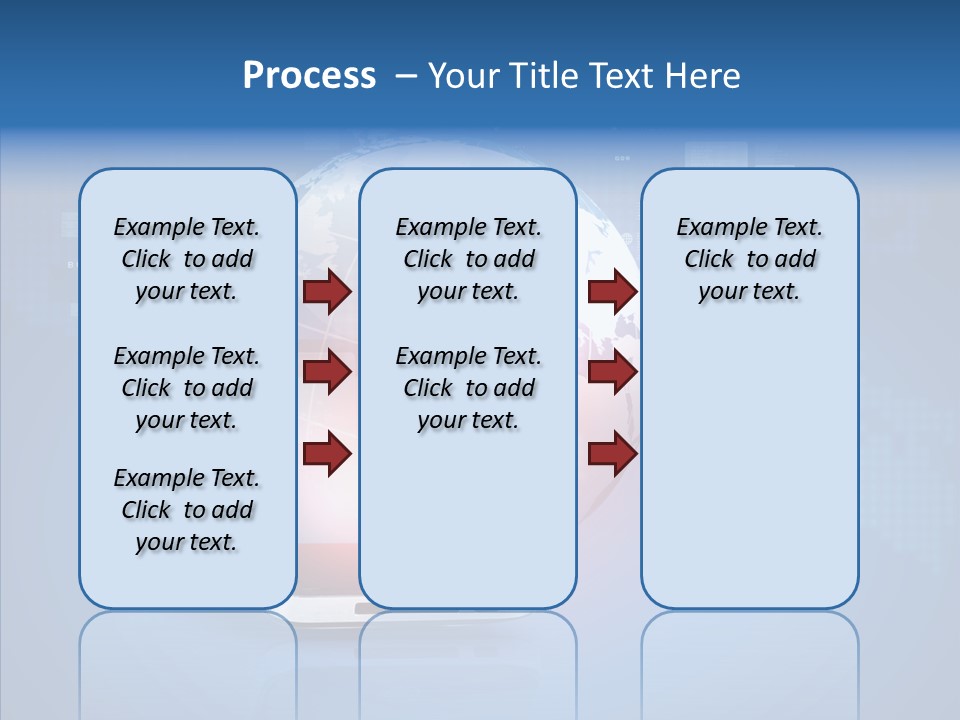 Laptop Smartphone Cloud PowerPoint Template