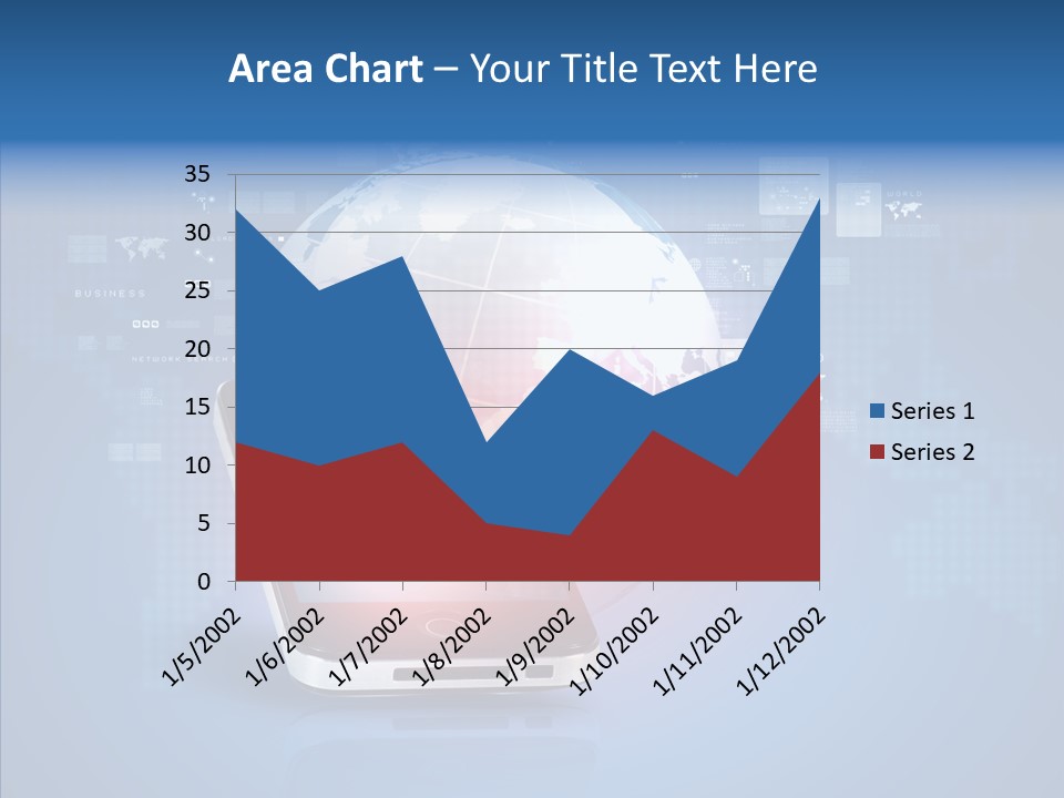 Laptop Smartphone Cloud PowerPoint Template