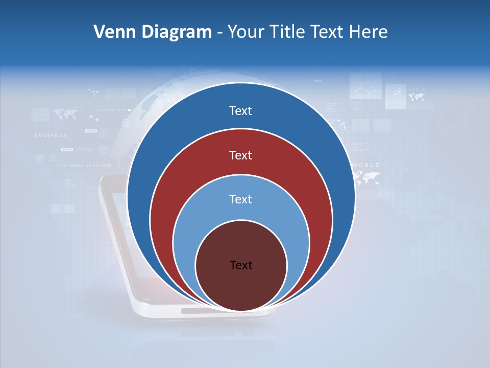 Laptop Smartphone Cloud PowerPoint Template