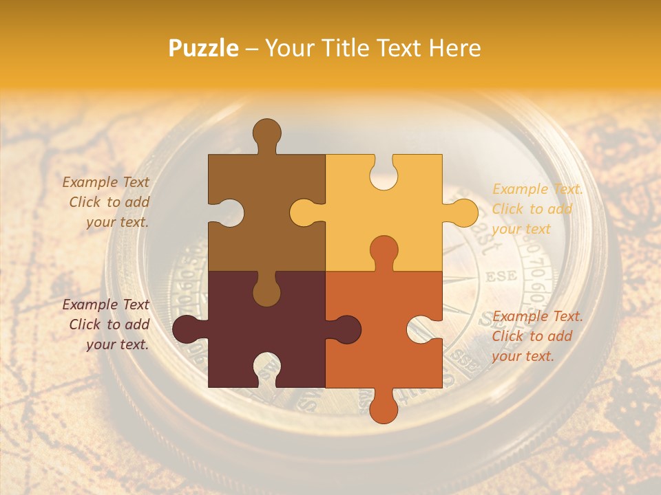 Gold Design Classic PowerPoint Template