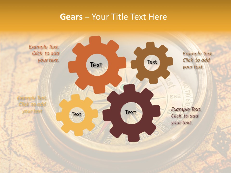 Gold Design Classic PowerPoint Template