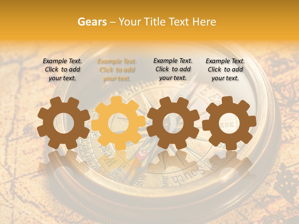 Gold Design Classic PowerPoint Template