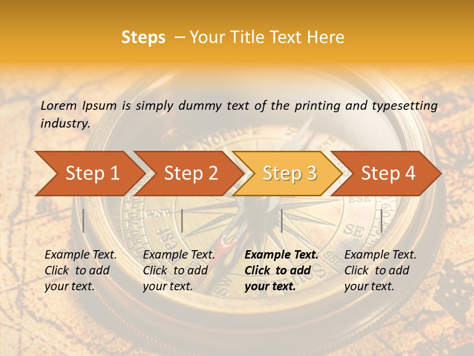 Gold Design Classic PowerPoint Template