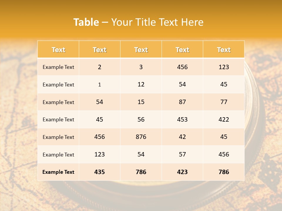 Gold Design Classic PowerPoint Template