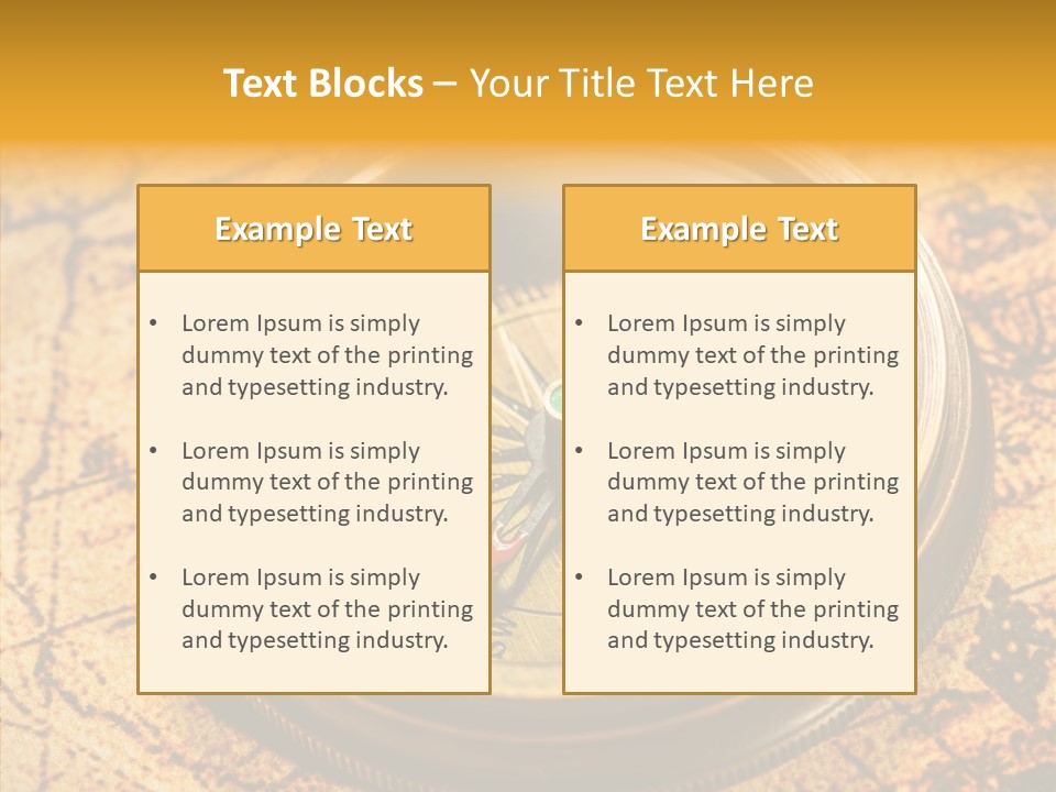Gold Design Classic PowerPoint Template