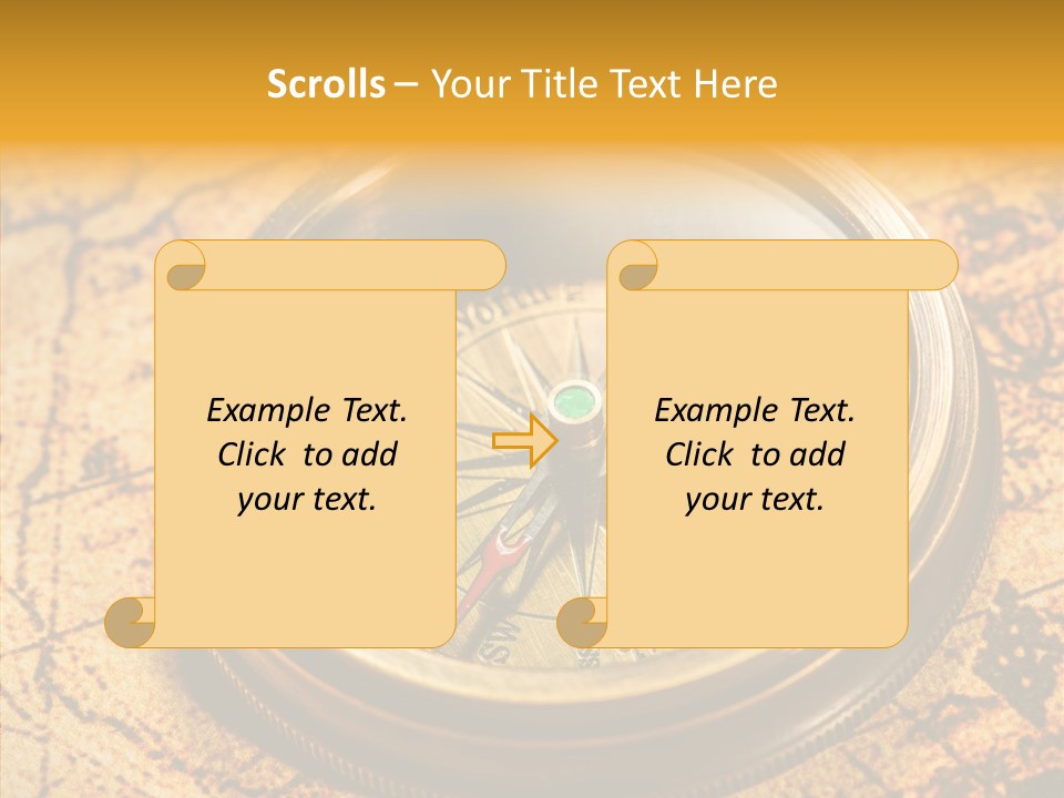 Gold Design Classic PowerPoint Template