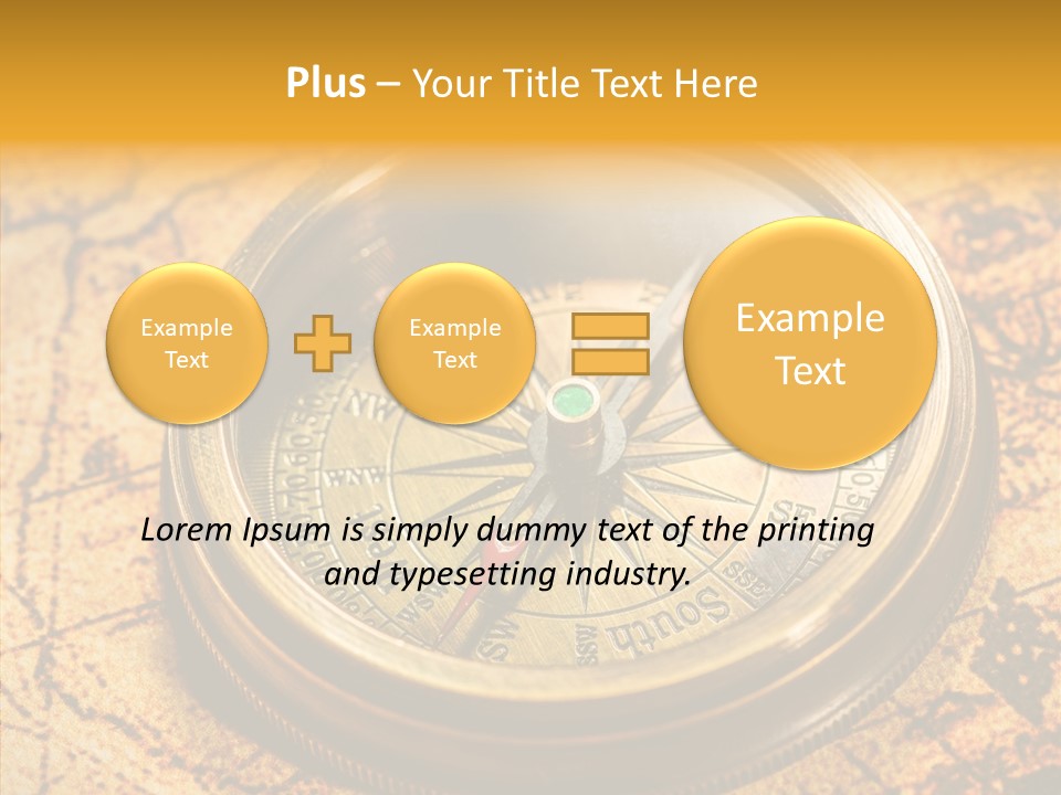 Gold Design Classic PowerPoint Template