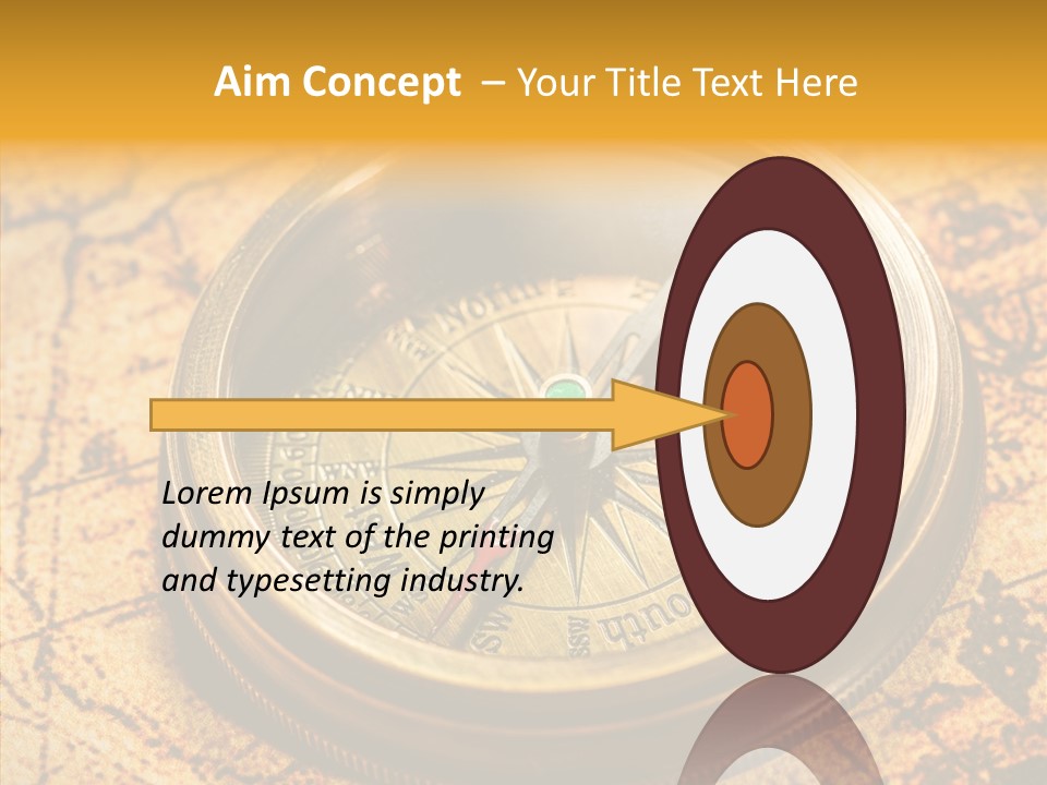 Gold Design Classic PowerPoint Template