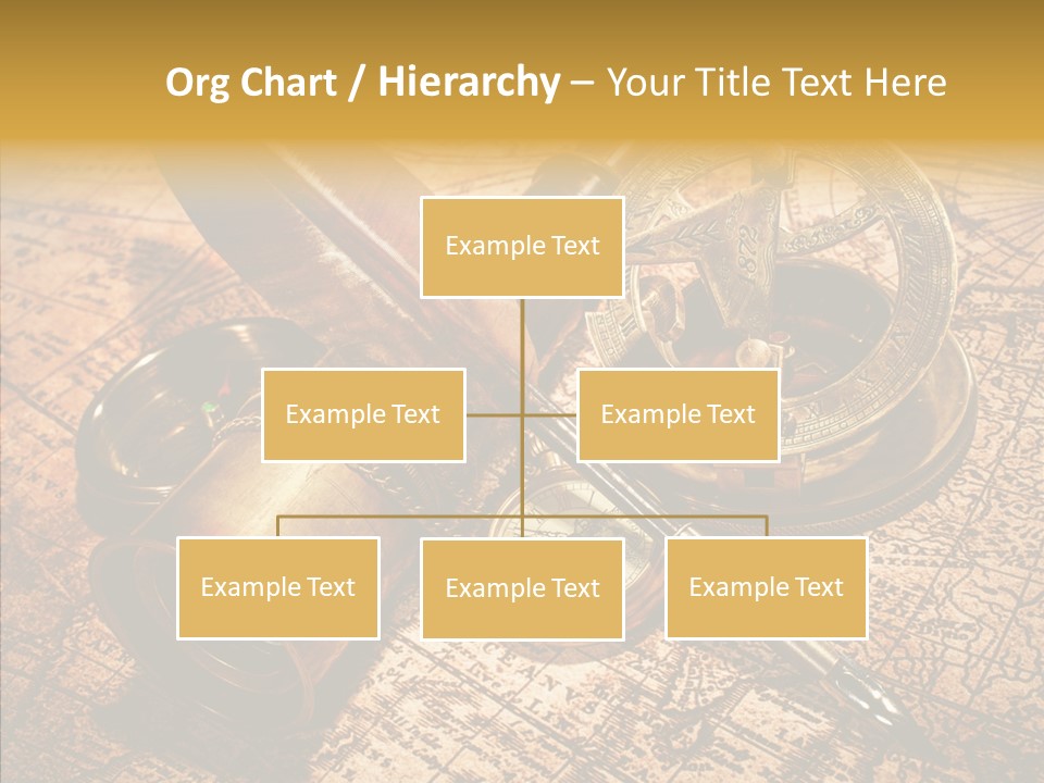 Map Treasure Business PowerPoint Template