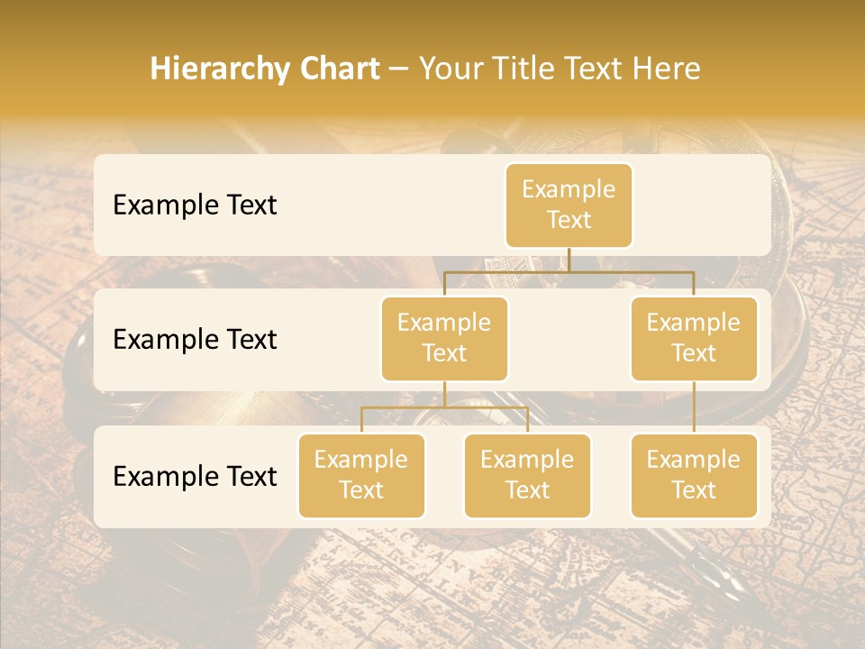 Map Treasure Business PowerPoint Template