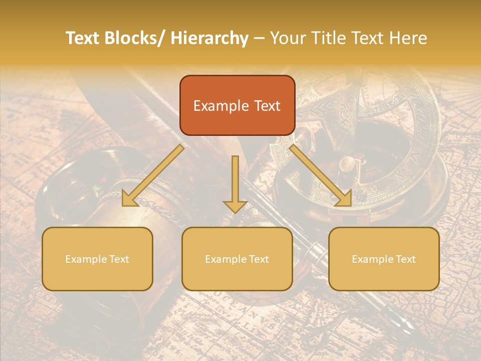 Map Treasure Business PowerPoint Template