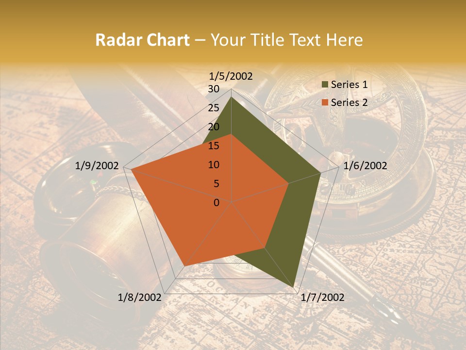 Map Treasure Business PowerPoint Template