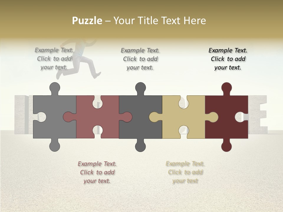 Determination Impossible Success PowerPoint Template