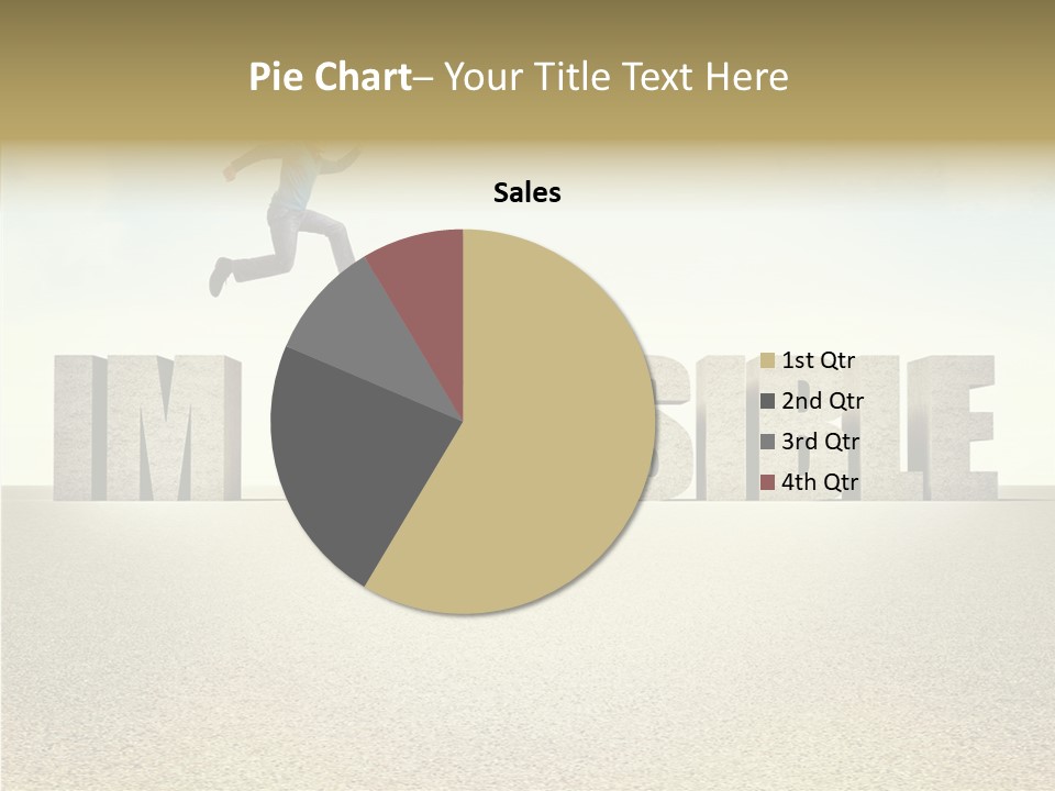 Determination Impossible Success PowerPoint Template
