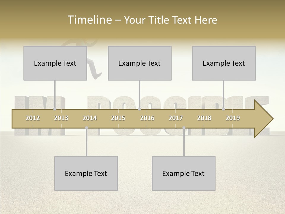 Determination Impossible Success PowerPoint Template