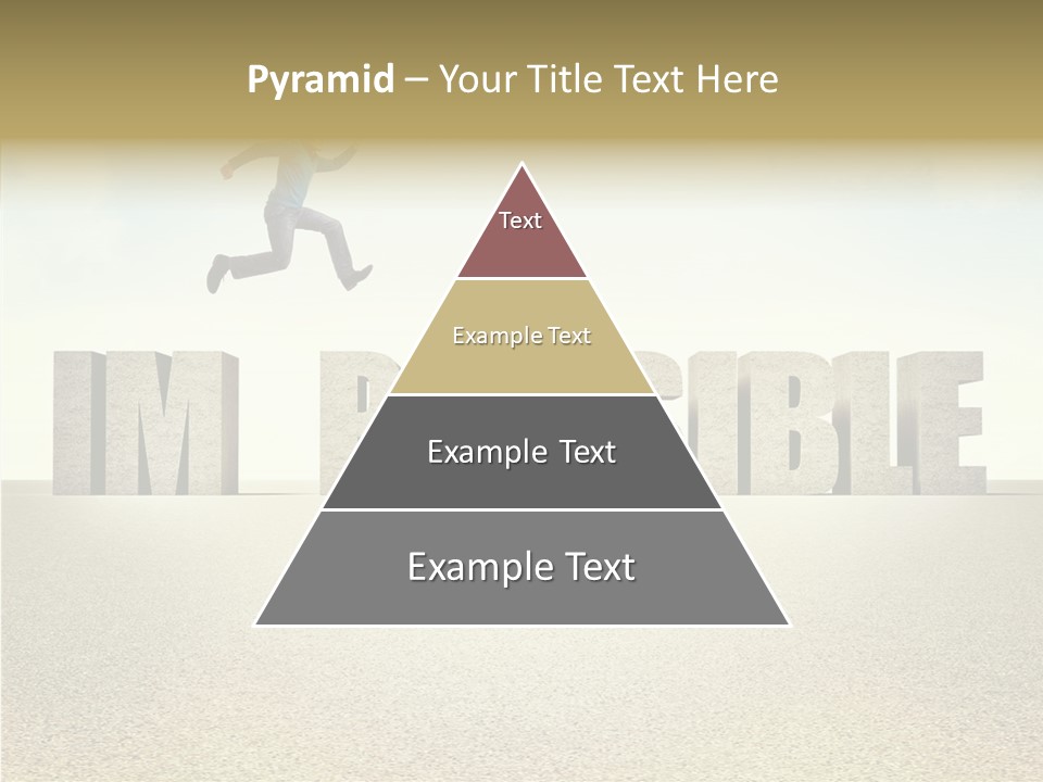 Determination Impossible Success PowerPoint Template
