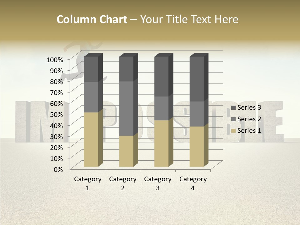 Determination Impossible Success PowerPoint Template
