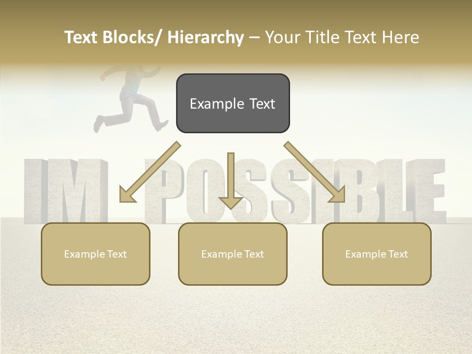 Determination Impossible Success PowerPoint Template