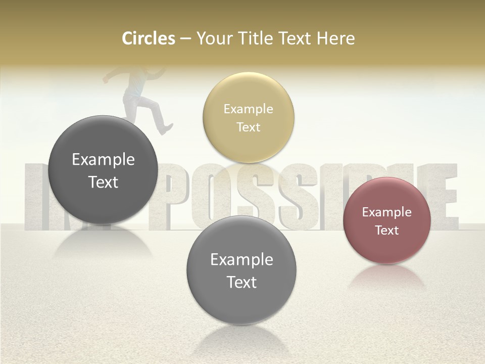 Determination Impossible Success PowerPoint Template