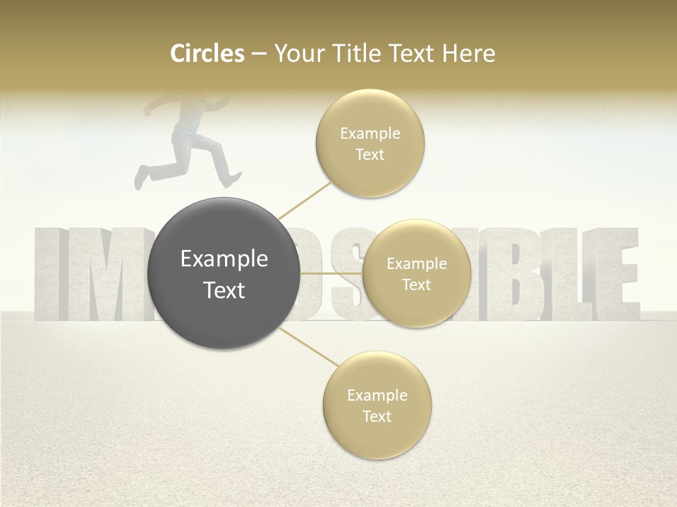 Determination Impossible Success PowerPoint Template