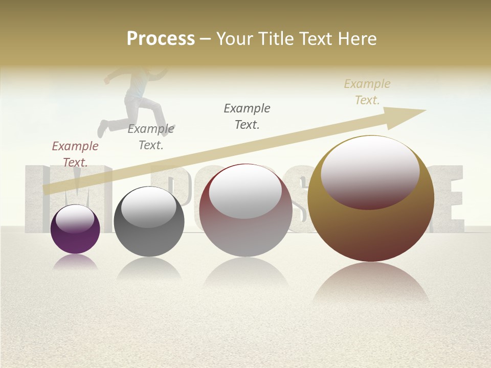 Determination Impossible Success PowerPoint Template