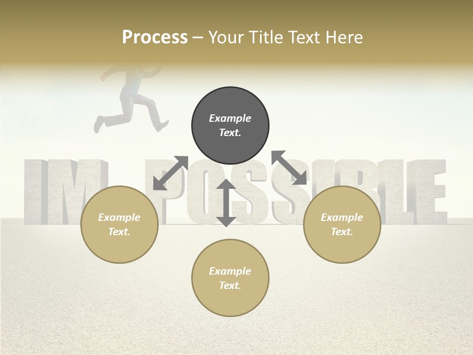 Determination Impossible Success PowerPoint Template