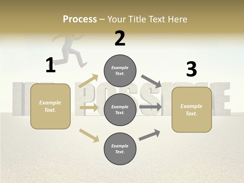 Determination Impossible Success PowerPoint Template