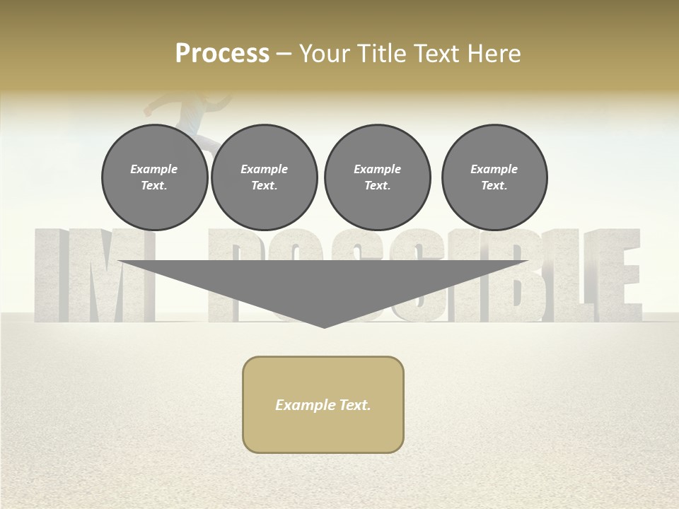 Determination Impossible Success PowerPoint Template