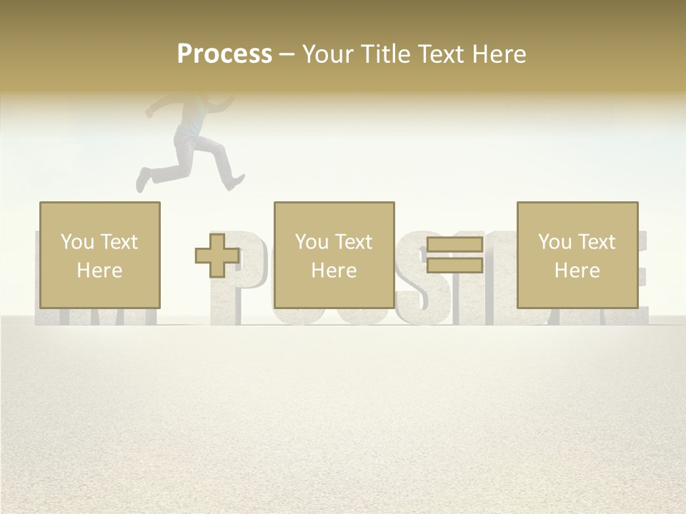 Determination Impossible Success PowerPoint Template