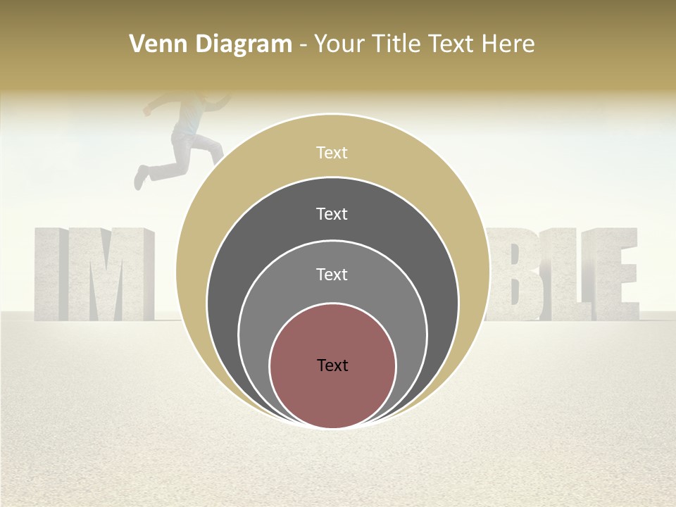 Determination Impossible Success PowerPoint Template