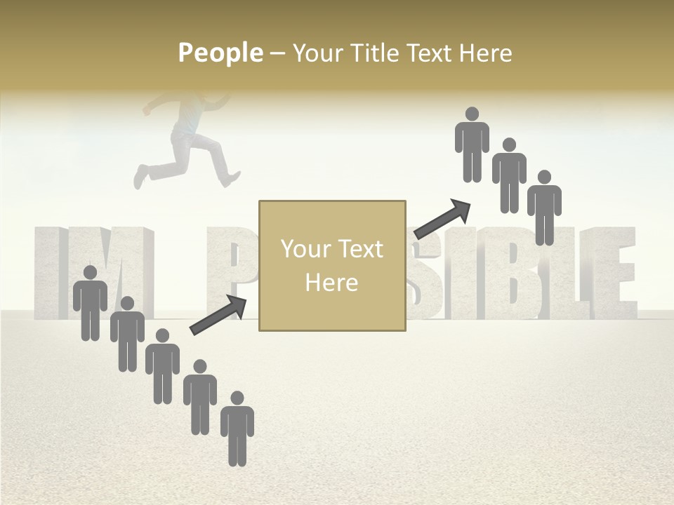 Determination Impossible Success PowerPoint Template