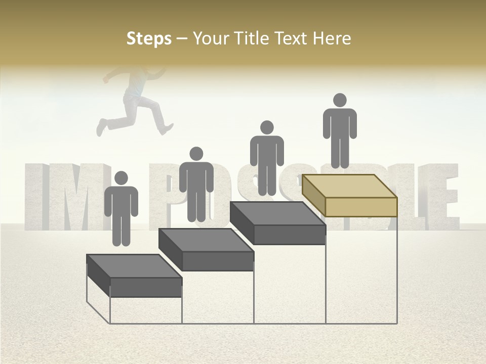 Determination Impossible Success PowerPoint Template
