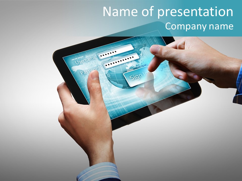 Business Bank Technology PowerPoint Template