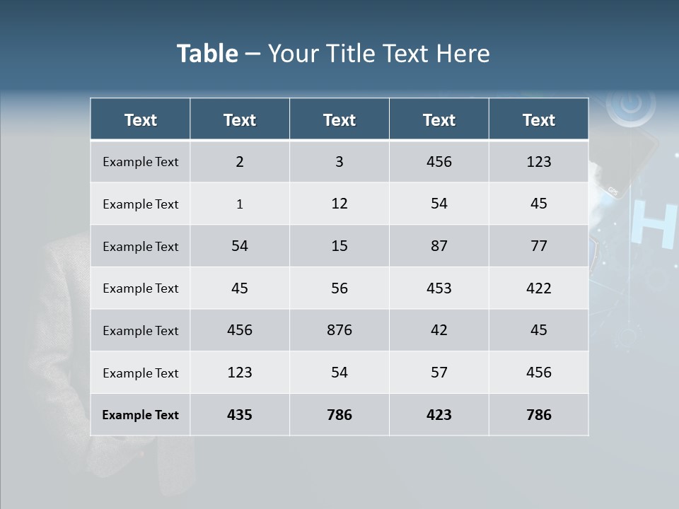 Browsing Tablet Tech PowerPoint Template