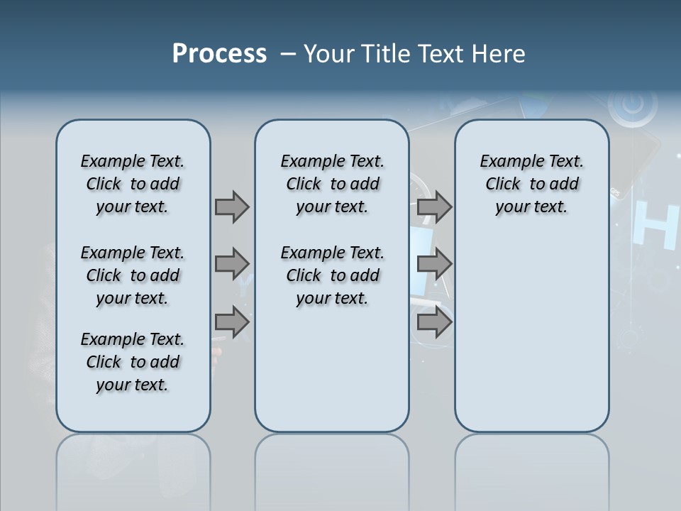 Browsing Tablet Tech PowerPoint Template