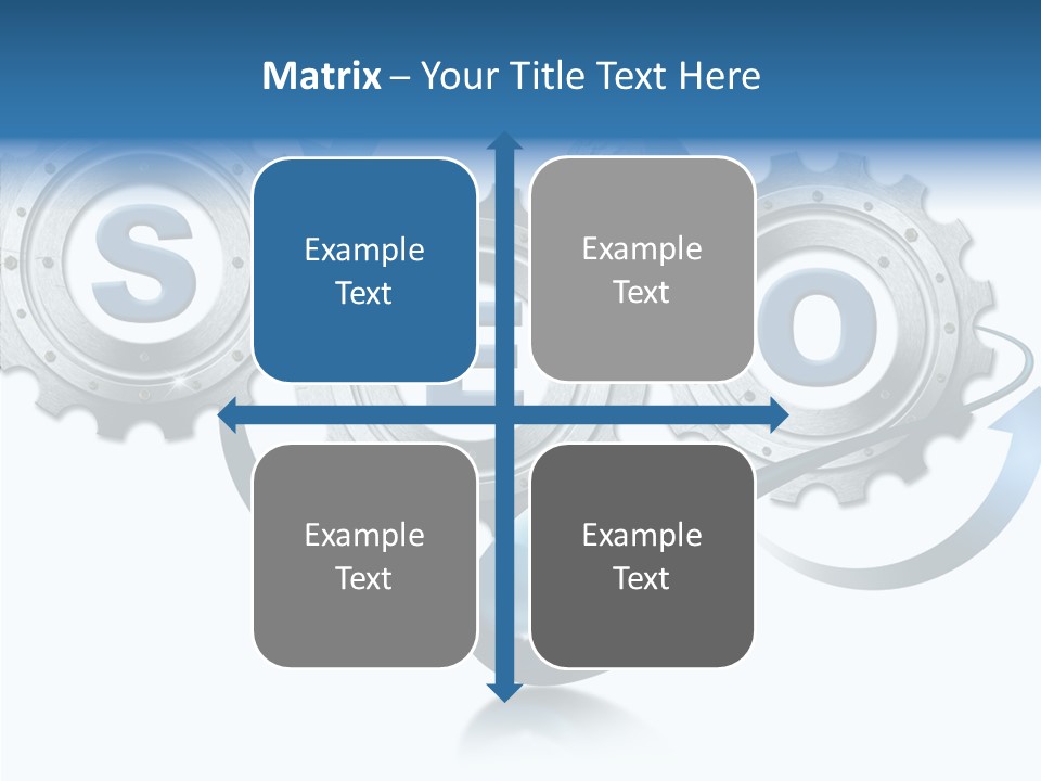 Motion Analyst Gears PowerPoint Template
