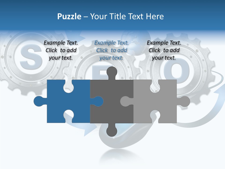 Motion Analyst Gears PowerPoint Template